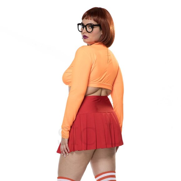 Plus Size Nerdy Detective Costume Set - Picture 2 of 2